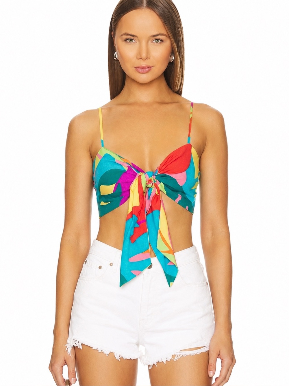 L*SPACE  Tanya Crop Top Size XS